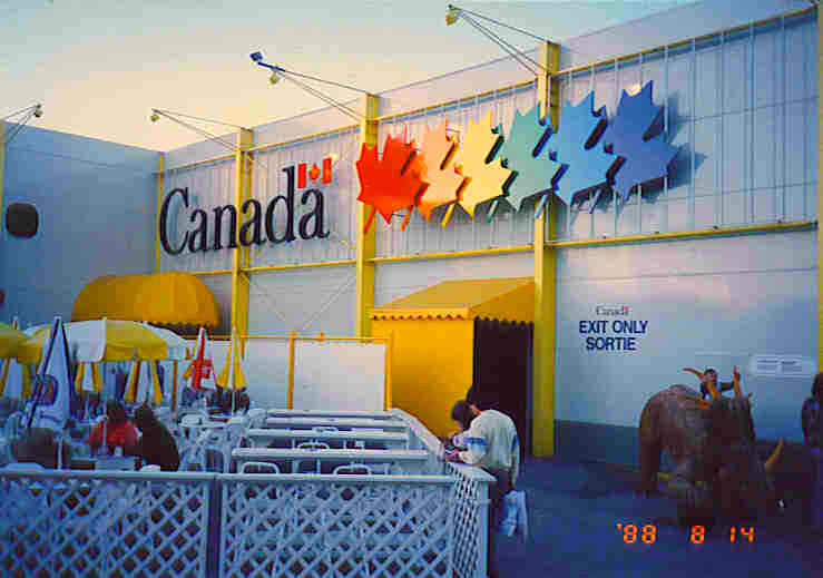 Ethnic minorities featured strongly in the public
                art for the Canada Pavilion at World Expo '88